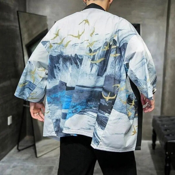 abrigo tipo kimono para hombre shigeo 3