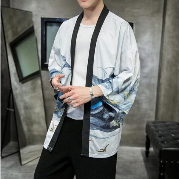 abrigo tipo kimono para hombre shigeo 4