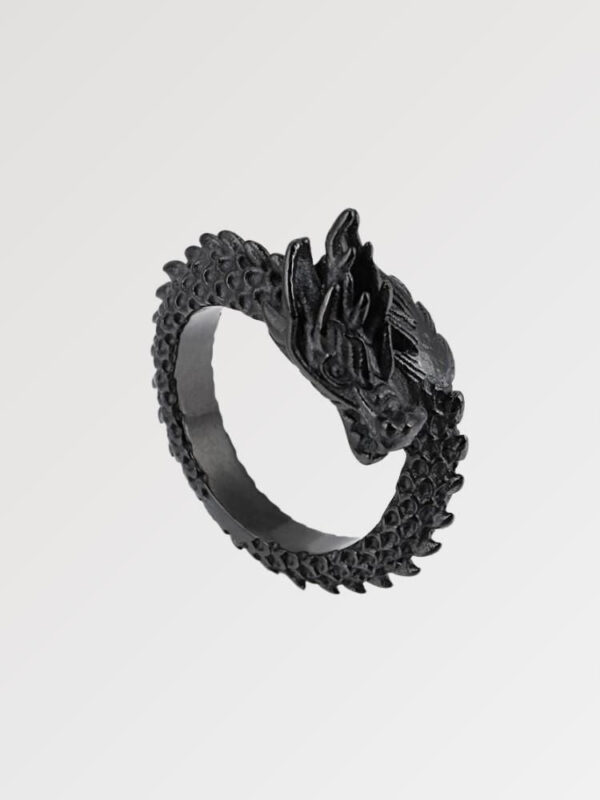 anillo plata dragon chino huanglong 2