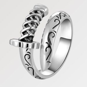 anillo plata katana hikari