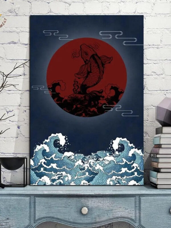 arte japones koi x hokusai 2