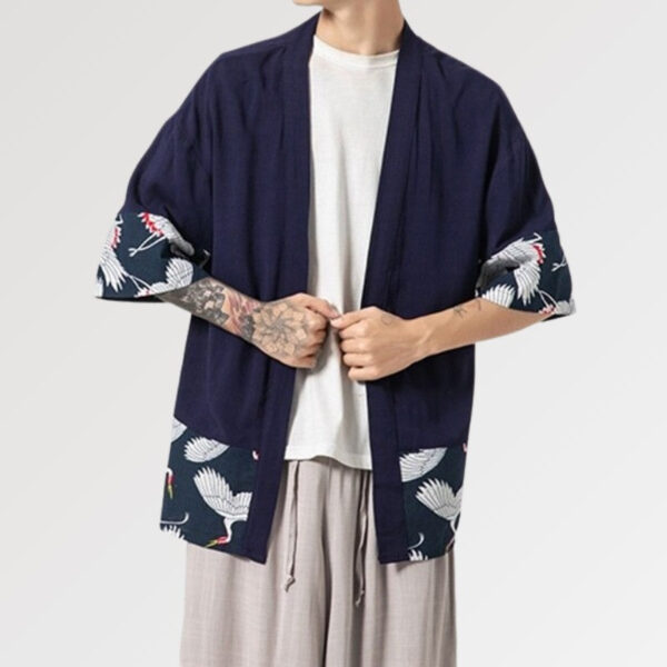 cardigan kimono de hombre hisashi 5