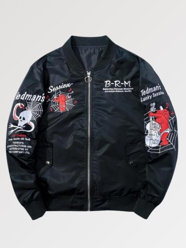 chamarra bomber hombre devil session 2