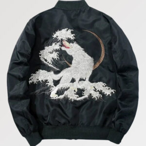 chamarra estilo bomber lobo okamino