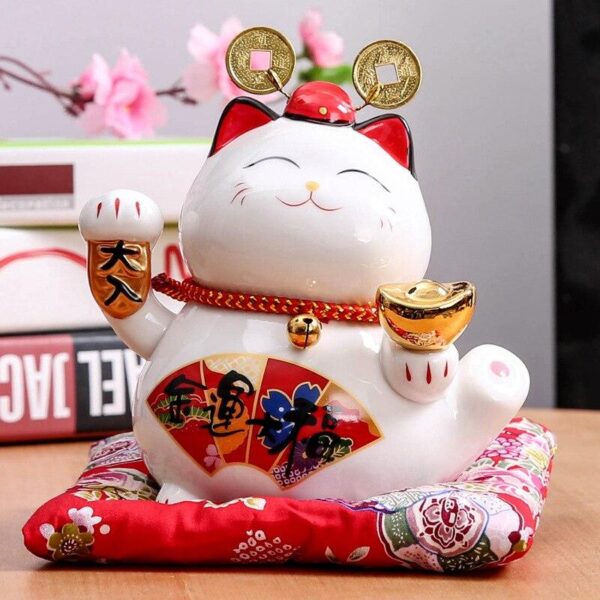 gato asiatico maneki neko hiragana cat 2