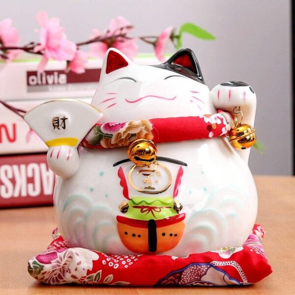 gato de la fortuna maneki neko kanji torii 2