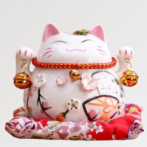 gato de la suerte maneki neko tinkerbells