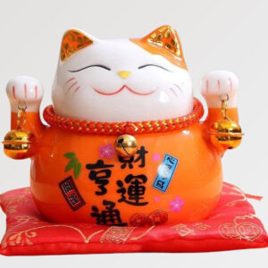 gato japones neko orange oito