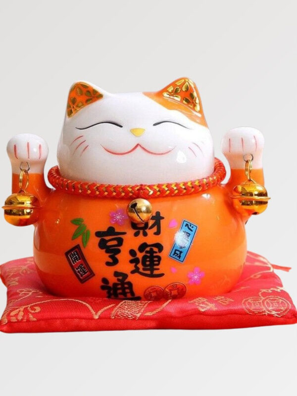 gato japones neko orange oito