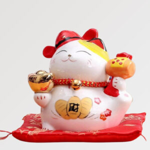 gato japones neko porcelain
