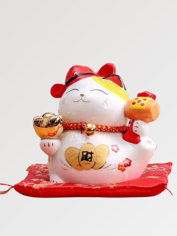 gato japones neko porcelain