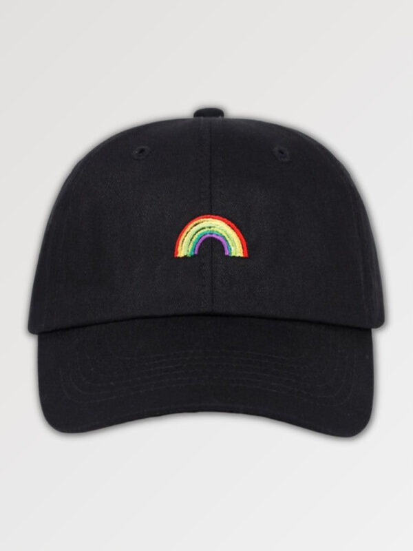 gorra blanca rainbow cap niji okusai 2