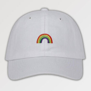 gorra blanca rainbow cap niji okusai