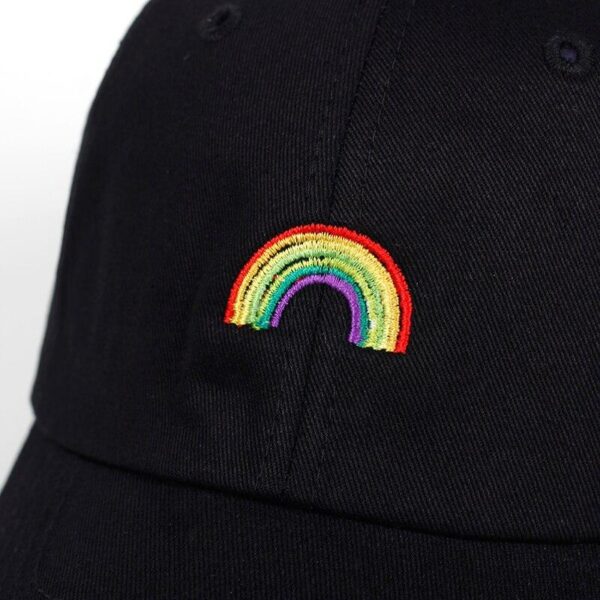 gorra blanca rainbow cap niji okusai 5