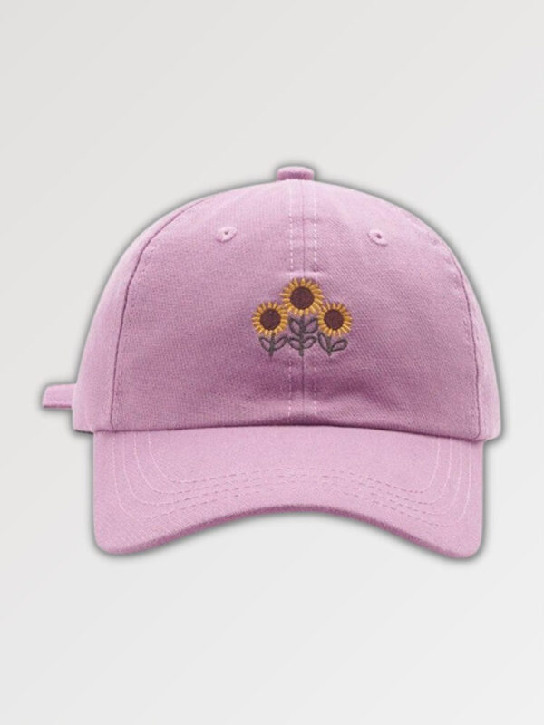 gorra blanca sunflower embroidered cap 5