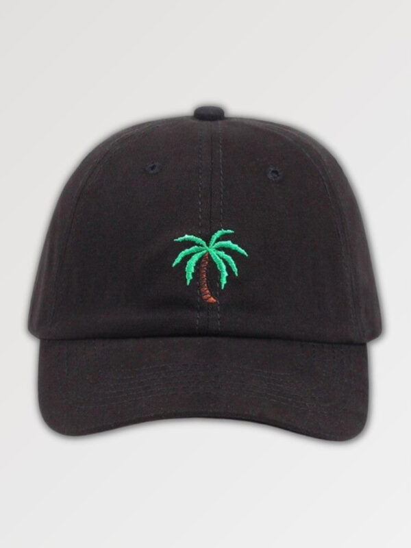 gorra negra coconut palm cap