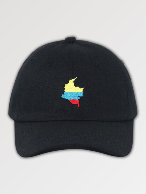 gorra negra colombia cap koronbia