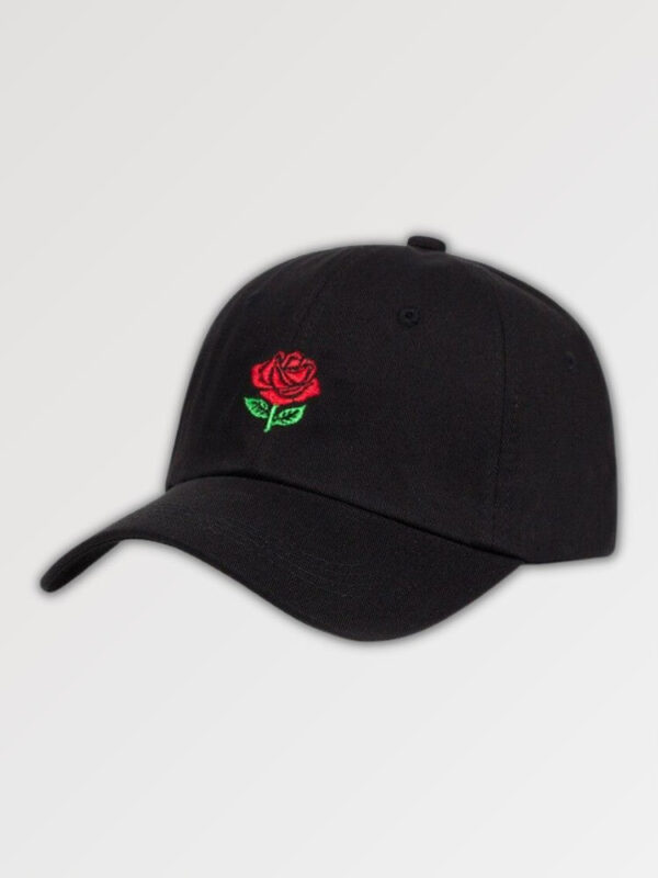 gorra negra hanaki rose 2