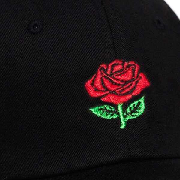 gorra negra hanaki rose 3