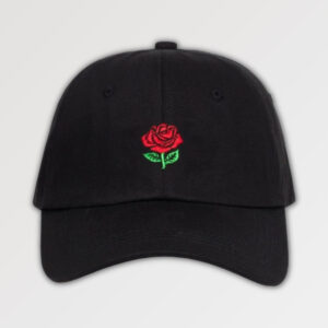 gorra negra hanaki rose