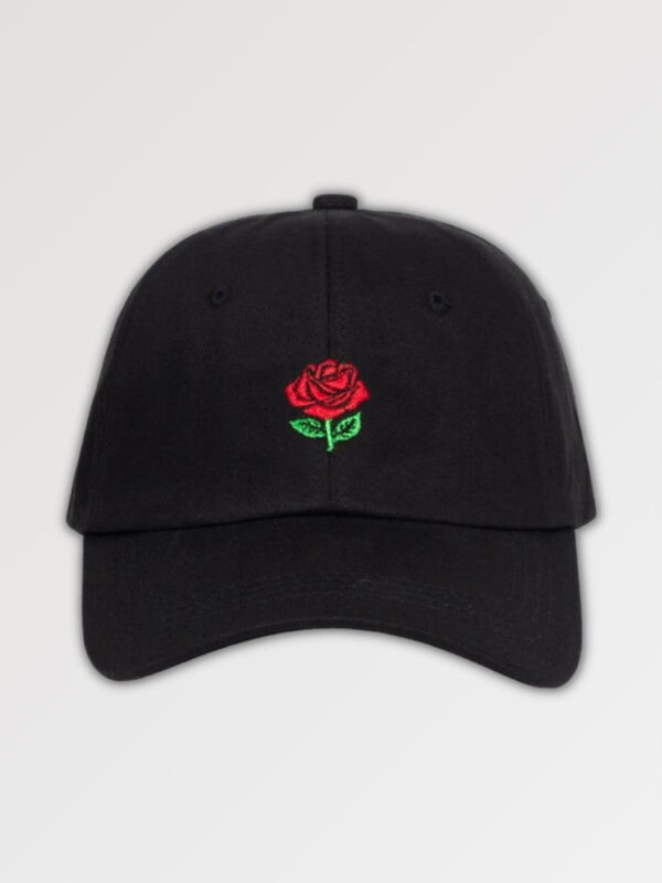 gorra negra hanaki rose