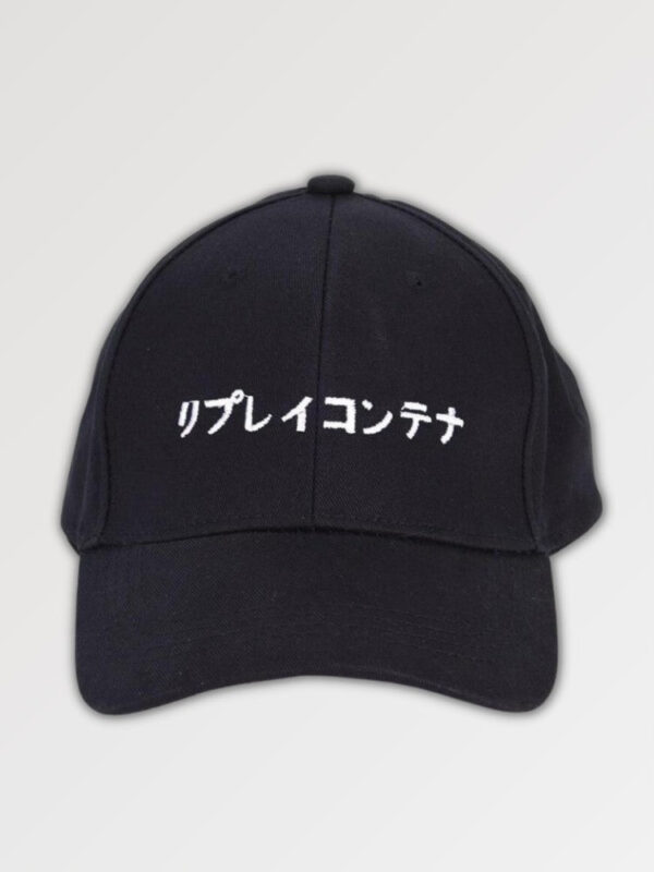 gorra negra kanji basical okira cap