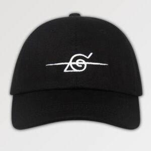 gorra negra konoha cap barred logo