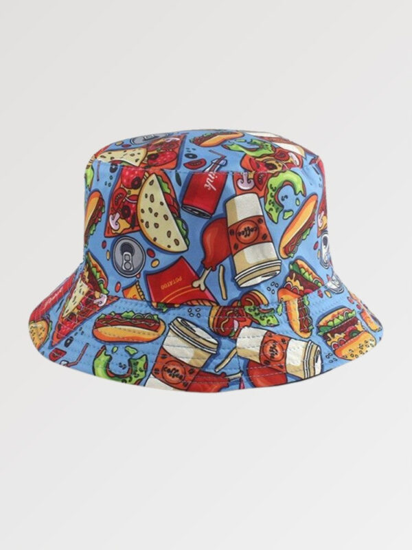 gorro bucket hat comida chatarra 2