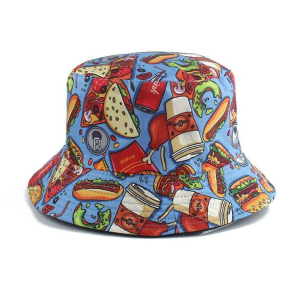 gorro bucket hat comida chatarra 3