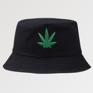gorro de pescador bucket hat cannabis