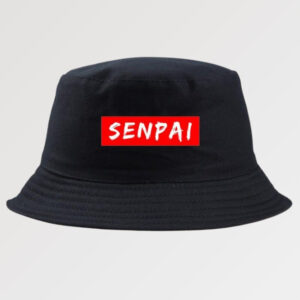 gorro de pescador negro senpai