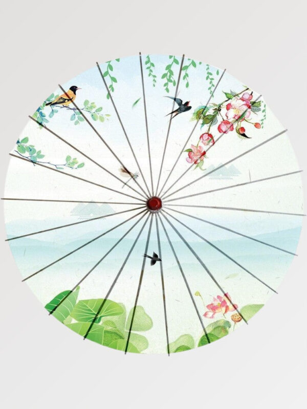 japanese umbrella sakura x lotus