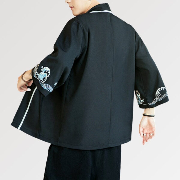 kimono camisa para hombre kanagawa 2