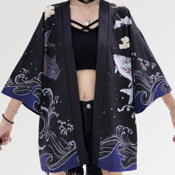 kimono cardigan para playa amiyuki 3
