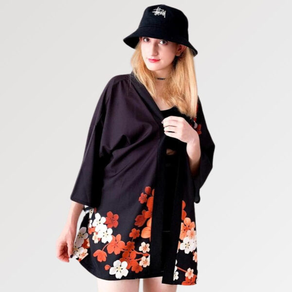 kimono japones mujer haori oni 2