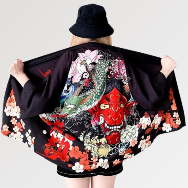 kimono japones mujer haori oni 5