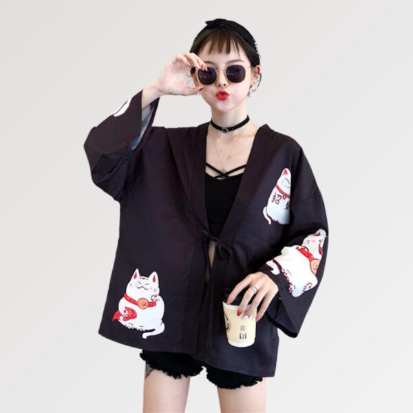 kimono para playa amaneki neko 5