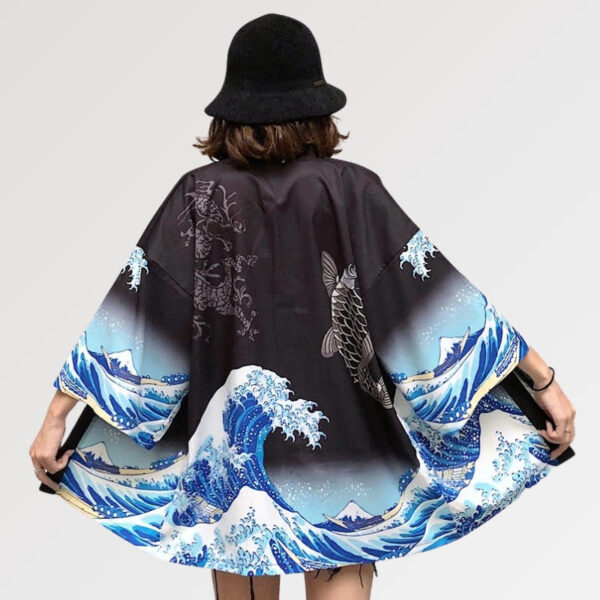 kimono para playa kanagawa 2