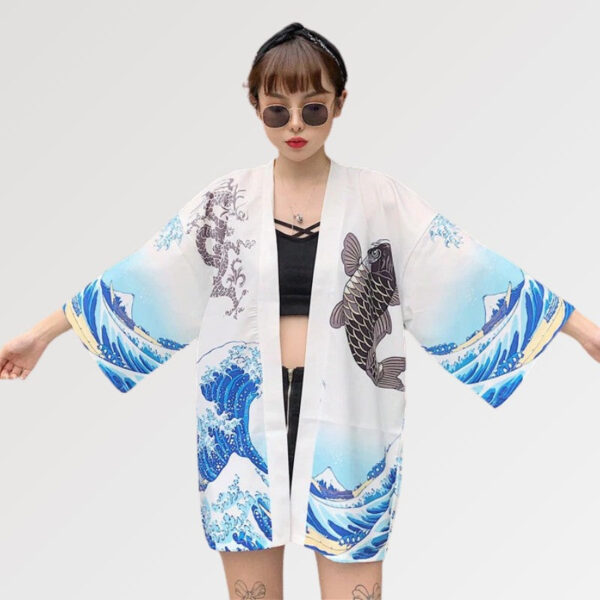 kimono para playa kanagawa 3