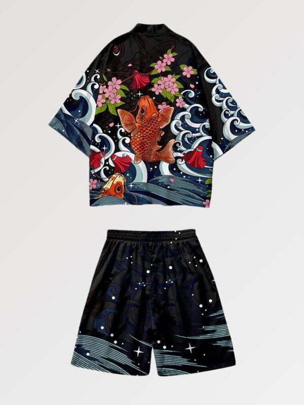 kimono set koi x sakura