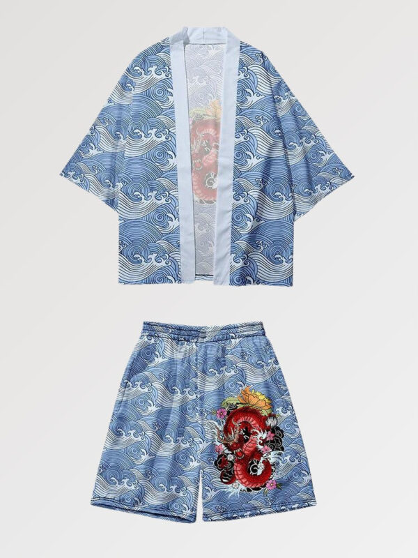 kimono set red drake 2