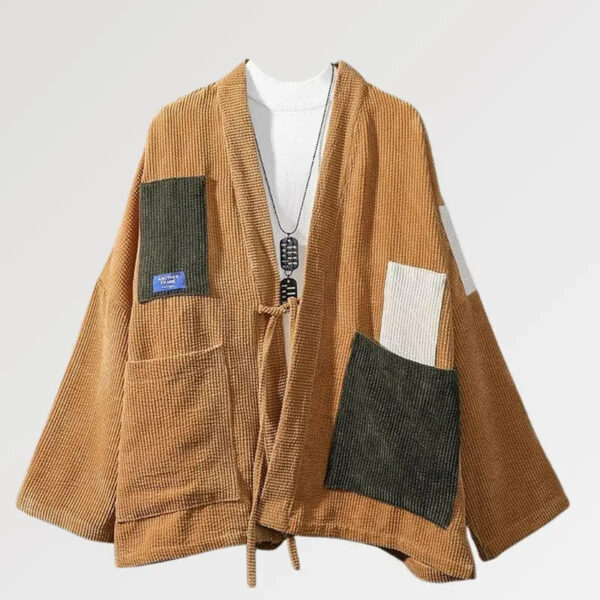 kimono terciopelo bordado akidori