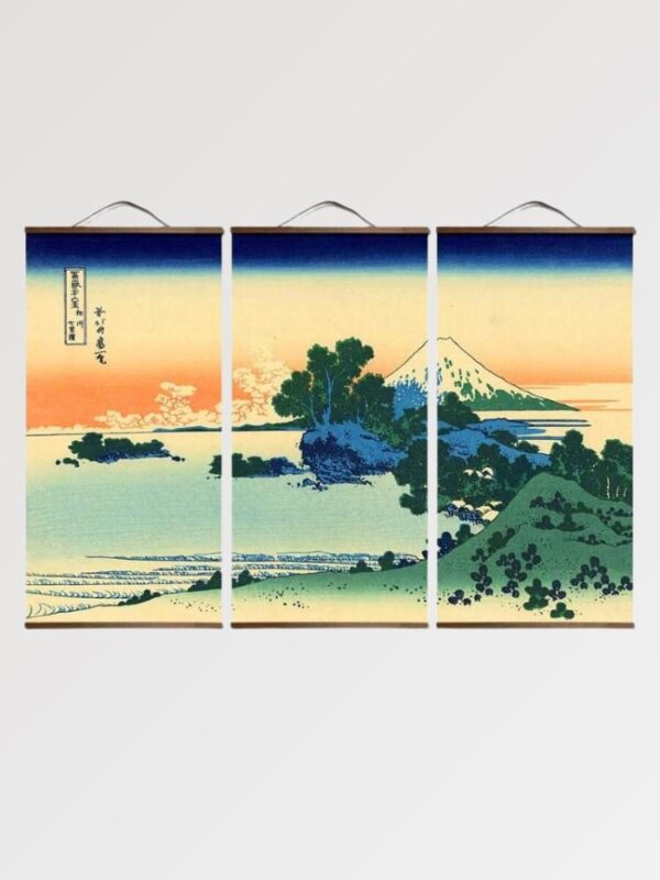 paisaje japones pintura aka machi