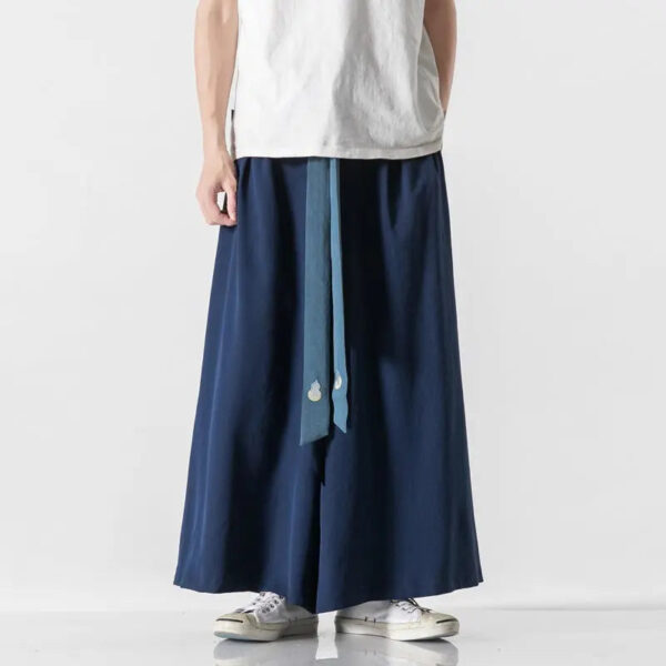 pantalon acampanado hombre itoburu hakama 2