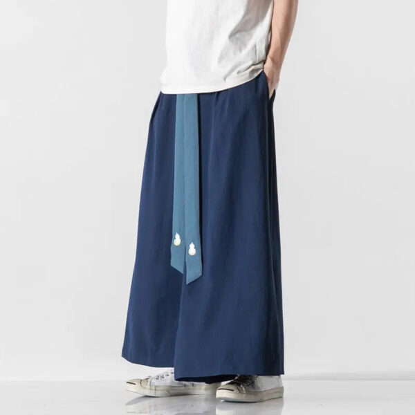 pantalon acampanado hombre itoburu hakama 3