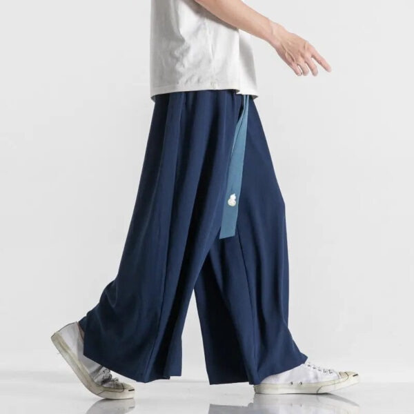 pantalon acampanado hombre itoburu hakama