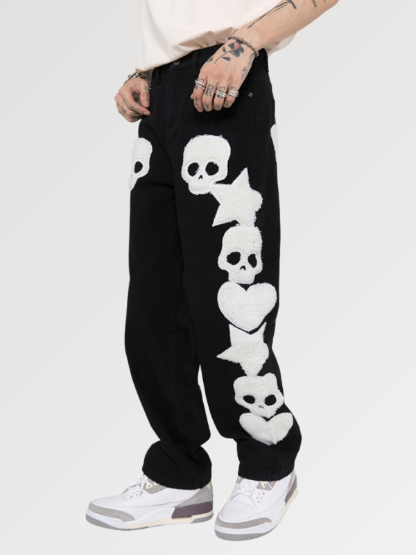 pantalon negro harem