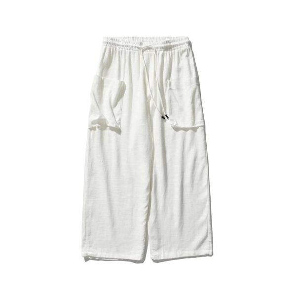 pantalones acampanados hombre hakama shin shiro 3