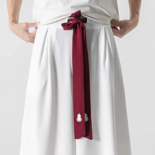 pantalones acampanados hombre hakama shiro umare 2