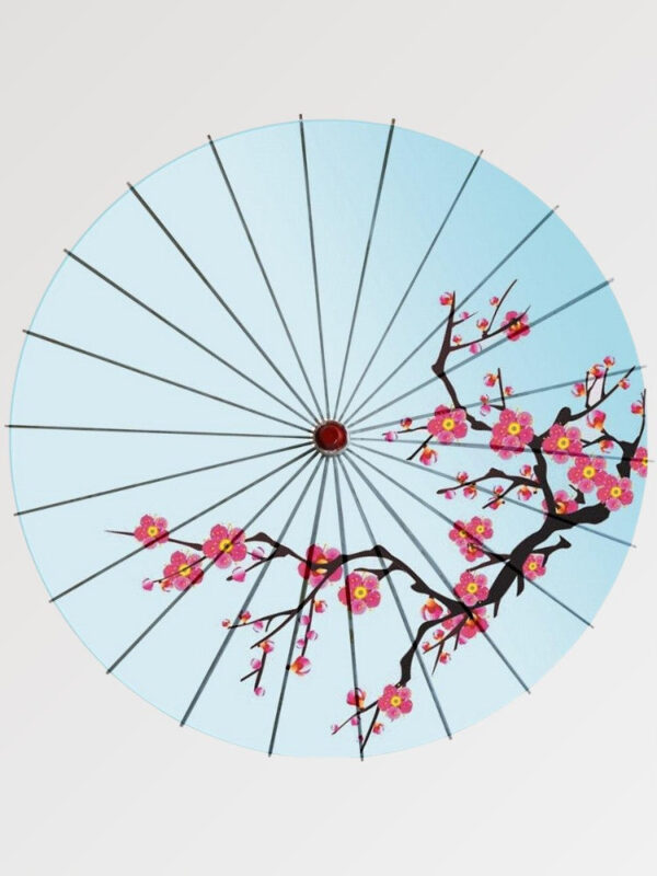 paraguas japones flores de cerezo